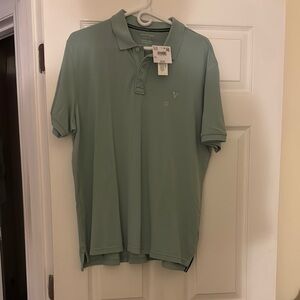 American Eagle Outfitters Green Polo Shirt